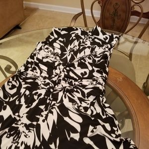 Black and white dress